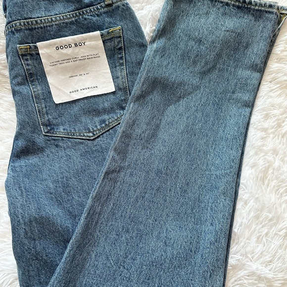 NWT! GOOD AMERICAN GOOD BOY JEANS - Picture 6 of 10